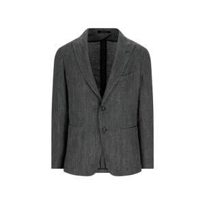 NEW TAGLIATORE men's chevron blazer in black & brown
